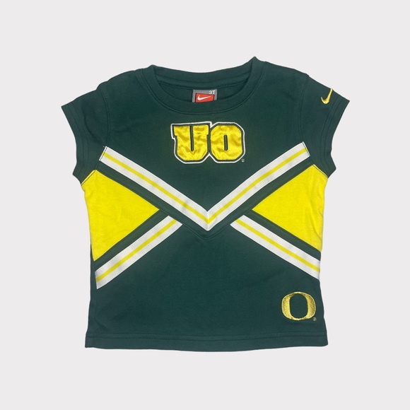 Nike University Of Oregon Green & Yellow Top - Picture 1 of 3